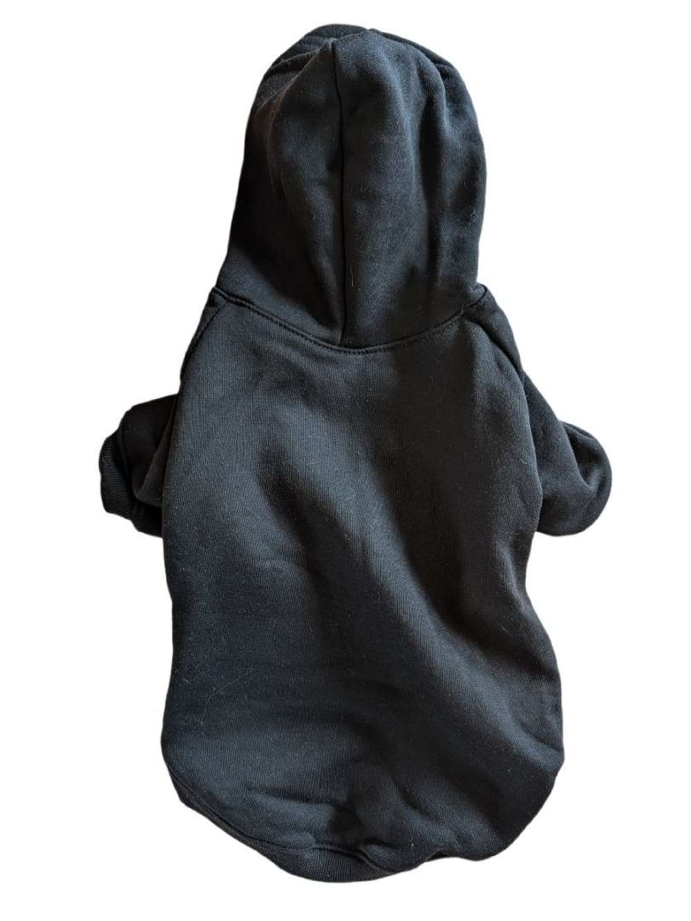🩵 4/$20 20lb Dog‎ Black Hooded Pet Sweatshirt